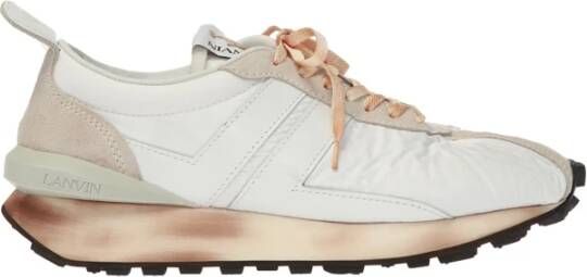 Lanvin Logo sneakers Wit Heren