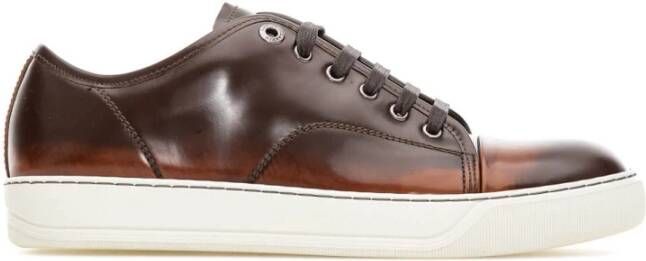 Lanvin Mode Sneakers Zwart SP Brown Heren