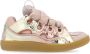 Lanvin Roze Leren Sneakers Ronde Neus Pink Dames - Thumbnail 1