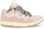 Lanvin Roze Suède Sneakers met Geperforeerde Details Pink Dames - Thumbnail 11