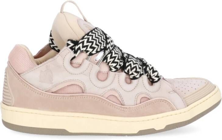 Lanvin Roze Sneakers met Ademend Detail Pink Dames