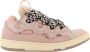 Lanvin Roze Sneakers Veters Rubberen Zool Pink Heren - Thumbnail 1