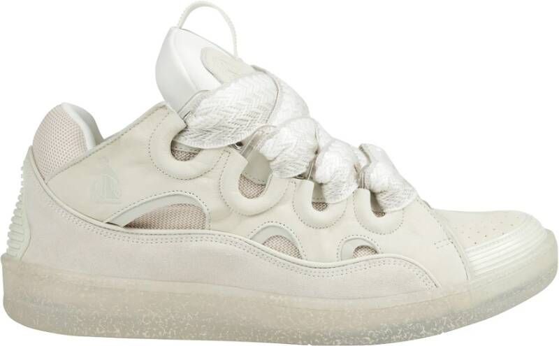 Lanvin Sneakers met gespikkelde zool White Heren