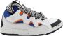 Lanvin Rode Panel Sneakers voor Modieuze Mannen Multicolor Heren - Thumbnail 1