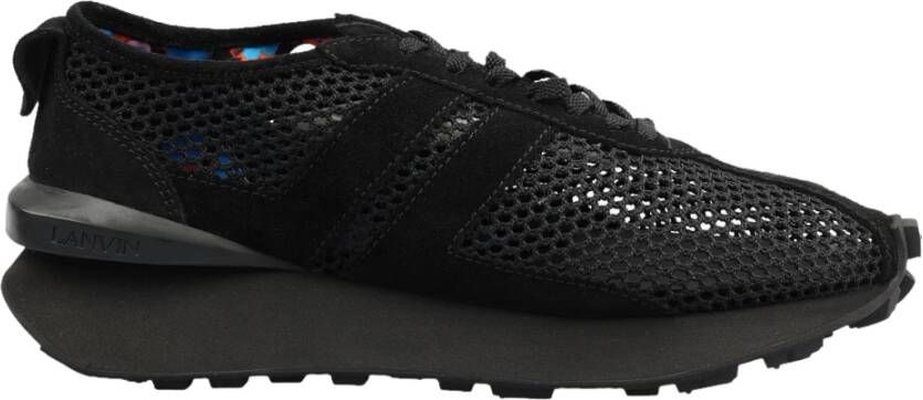 Lanvin Moderne Mesh Sneakers Black Heren