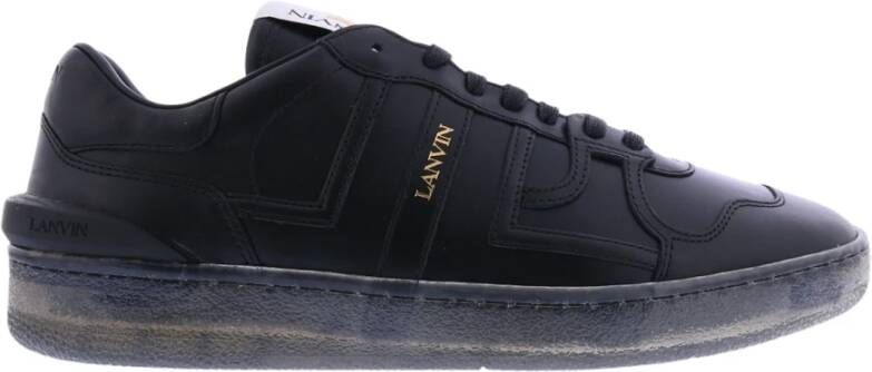 Lanvin Moderne Clay Low Top Sneakers Black Heren