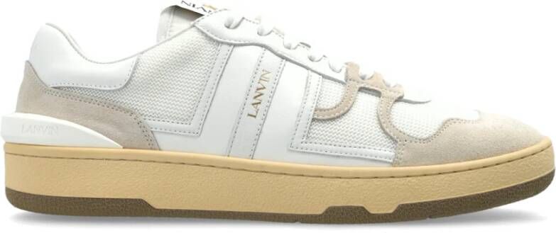 Lanvin Sportschoenen Klei White Heren