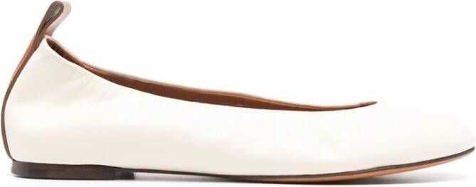 Lanvin Stijlvolle balletflats voor vrouwen Beige Dames