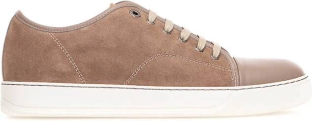 Lanvin Stijlvolle Sneakers voor Mannen Beige Heren