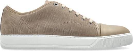 Lanvin Suede sneakers Beige Heren