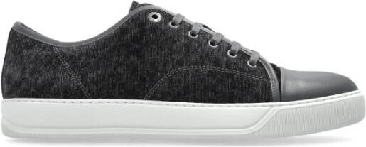 Lanvin Suede sneakers Black Heren