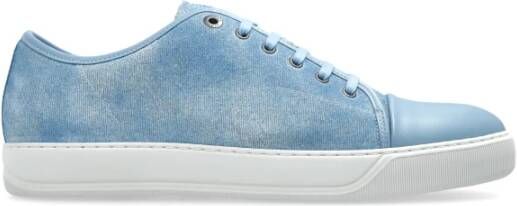 Lanvin Suede sneakers Blue Heren