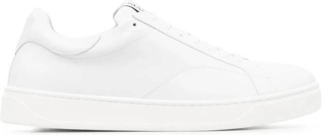 Lanvin Upgrade je sneaker game met witte leren sneakers White Heren