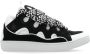 Lanvin Zwarte Suède Sneakers met Geperforeerde Details Black Heren - Thumbnail 4