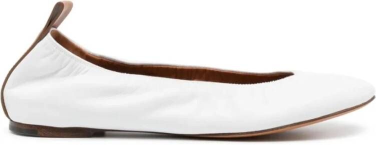 Lanvin Witte Ballet Flats Schoenen White Dames