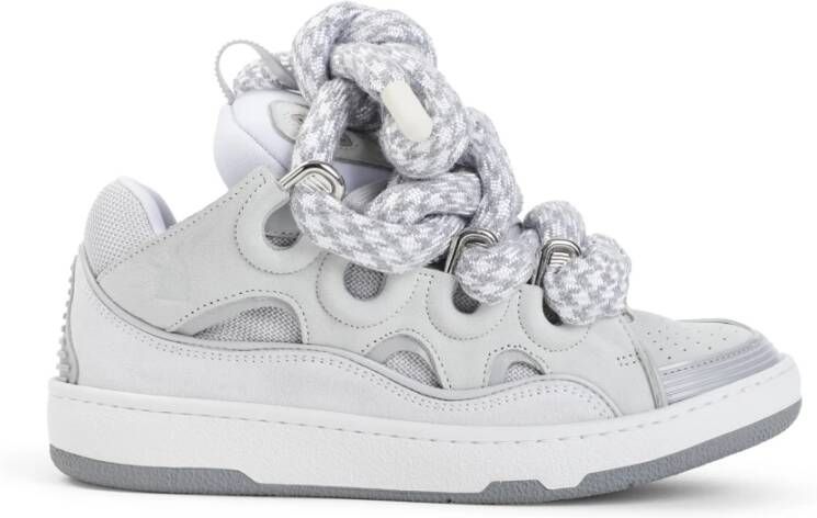 Lanvin Witte Curb Sneakers White Dames