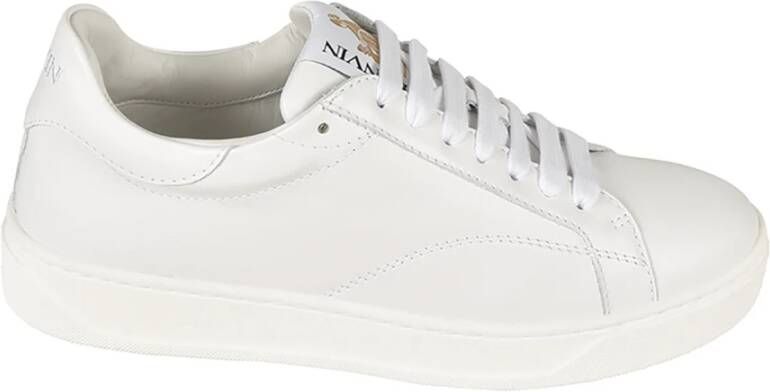 Lanvin Witte Sneakers Stijlvolle Casual Schoenen White Dames