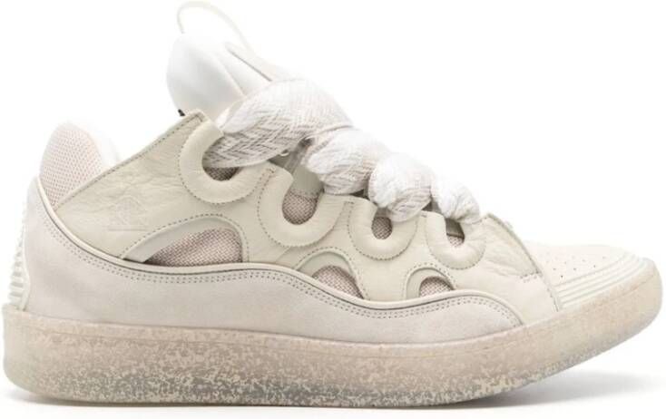 Lanvin Witte Sneakers White Heren