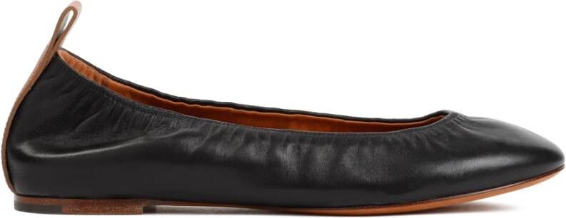 Lanvin Zwarte Ballerina Schoenen Black Dames