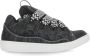 Lanvin Zwarte Katoenen Sneakers met Herringbone Detail Black Dames - Thumbnail 1