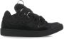 Lanvin Zwarte Leren Sneakers met Ademende Details Black Heren - Thumbnail 1