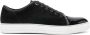 Lanvin Zwarte leren sneakers met metalen oogjes Black Heren - Thumbnail 1