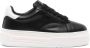 Lanvin Zwarte Plateau Sneakers Logo Rubberen Zool White Dames - Thumbnail 1