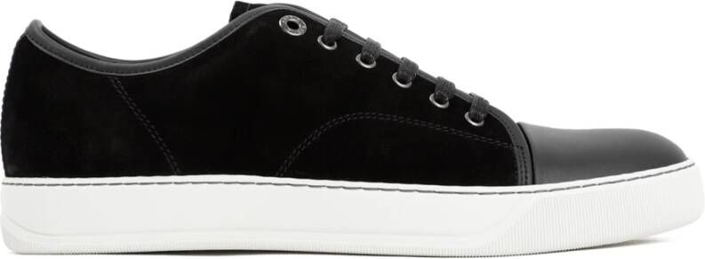 Lanvin Leren Sneakers voor Heren Stijlvol en Comfortabel Black Heren