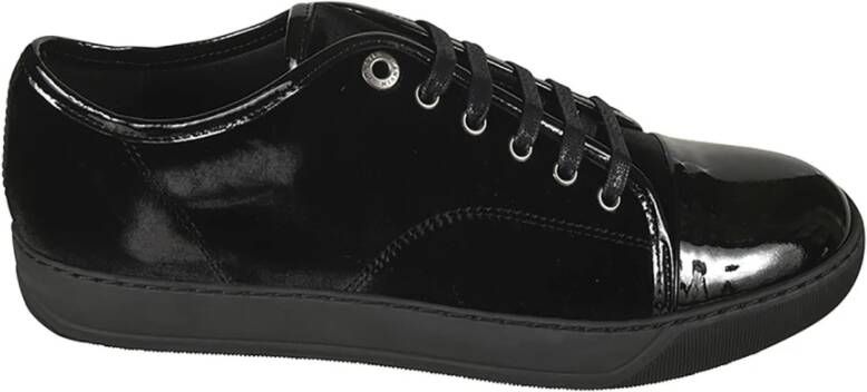 Lanvin Zwarte Sneakers Stijlvolle Casual Schoenen Black Heren