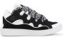 Lanvin Zwarte Suède Sneakers met Geperforeerde Details Black Heren - Thumbnail 1