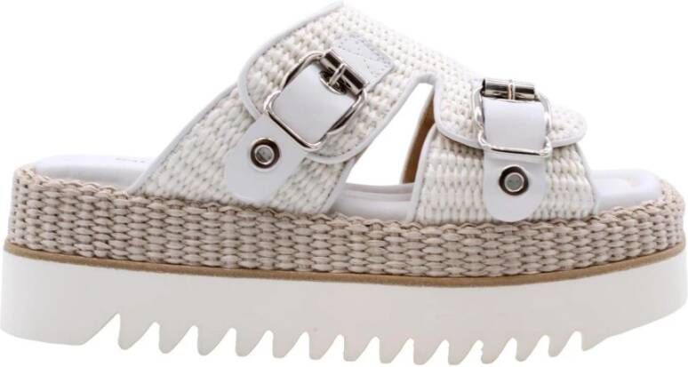 Laura Bellariva Chique zomerslippers voor vrouwen White Dames