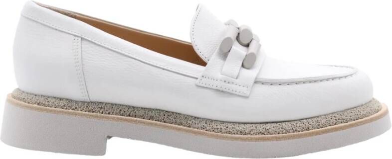 Laura Bellariva Gedurfde Rebellion Loafers voor Vrouwen White Dames