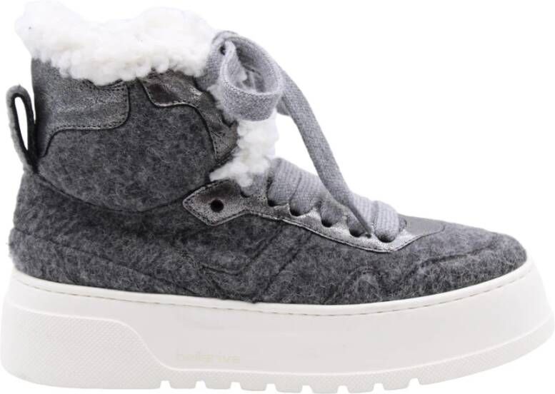 Laura Bellariva Glanzende Sneaker voor een stijlvolle look Gray Dames