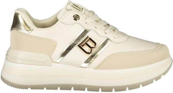 Laura Biagiotti Beige Polyester Sneaker Beige Dames