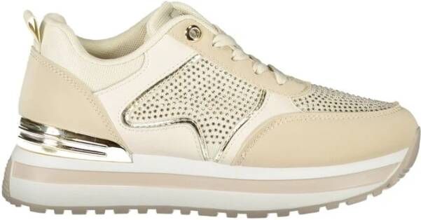 Laura Biagiotti Beige Polyester Sneaker Beige Dames