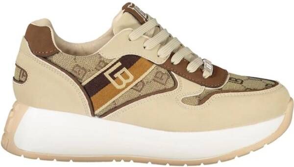 Laura Biagiotti Beige Polyester Sneaker Beige Dames