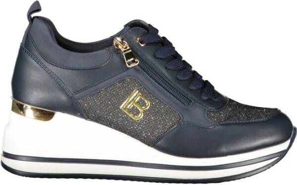 Laura Biagiotti Blauwe Polyester Sneaker Blue Dames