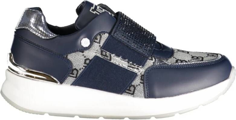 Laura Biagiotti Blauwe Sportieve Schoenen met Elastisch Detail Blue Dames