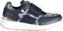 Laura Biagiotti Blauwe Polyester Sneaker met Elastiek Contrastdetails Logo Blue Dames - Thumbnail 5