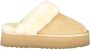 Laura Biagiotti Bont Slide Sandalen Beige Contrast Details Beige Dames - Thumbnail 4