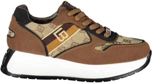 Laura Biagiotti Bruine Polyester Sneaker Brown Dames