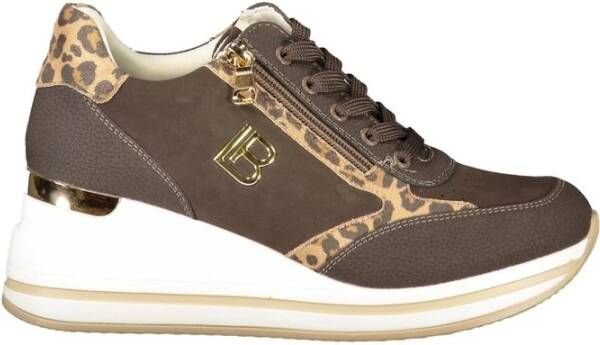 Laura Biagiotti Bruine Polyester Sneaker Brown Dames