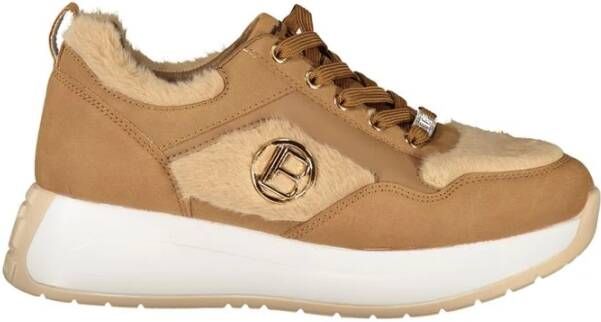 Laura Biagiotti Bruine Polyethyleen Sneaker Brown Dames