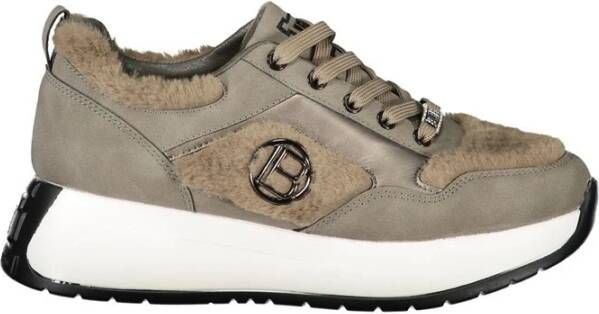 Laura Biagiotti Grijze Polyethyleen Sneaker Gray Dames