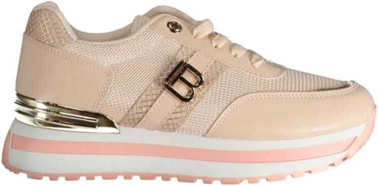 Laura Biagiotti Roze Sneaker met Contrastdetails voor Vrouwen Pink Dames