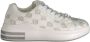 Laura Biagiotti Witte Polyester Sneakers met Veters Contrastdetails Borduursel Logo White Dames - Thumbnail 5