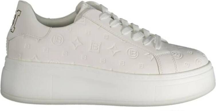 Laura Biagiotti Witte Platform Veterschoen White Dames