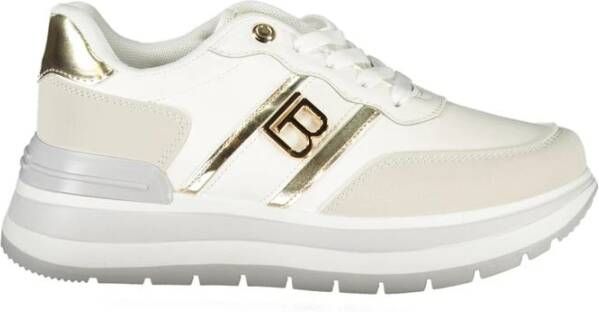 Laura Biagiotti Witte Polyester Sneaker White Dames