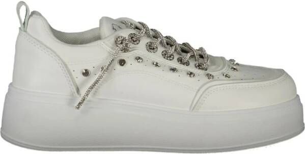 Laura Biagiotti Witte Polyester Sneaker White Dames