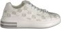 Laura Biagiotti Witte Polyester Sneakers met Veters Contrastdetails Borduursel Logo White Dames - Thumbnail 2